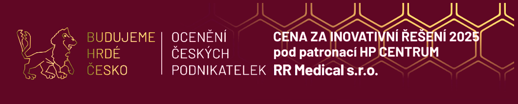 Budujeme hrdé Česko: Cena za inovativní řešení 2025, RR Medical s.r.o.